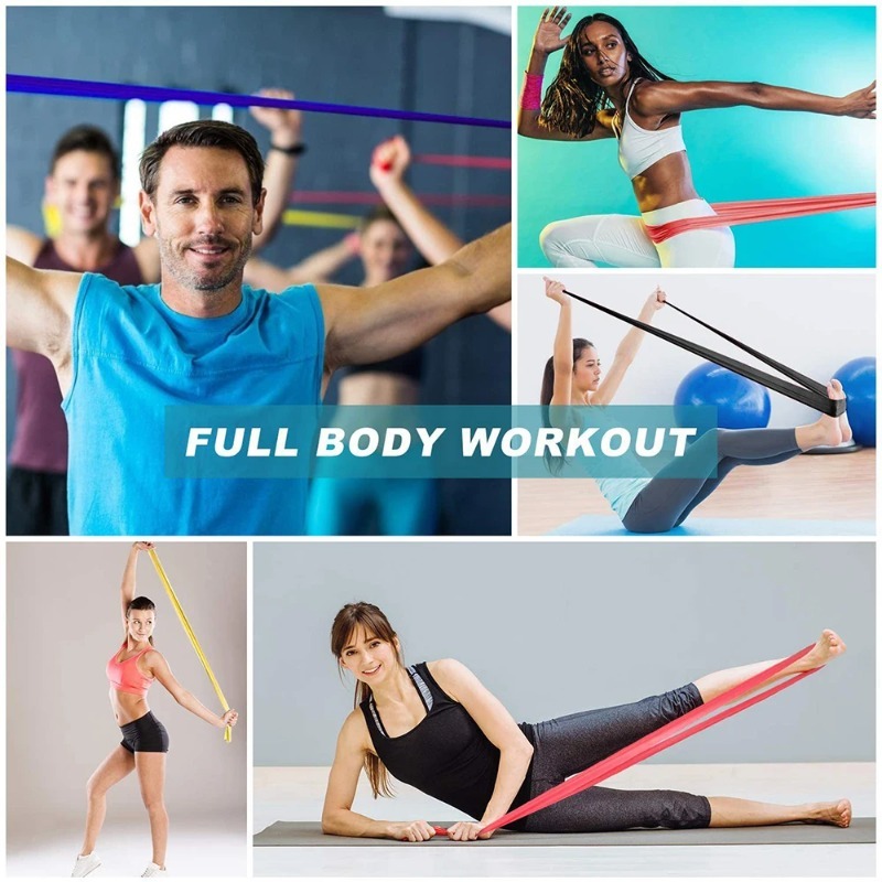 Natural Latex Resistance Bands - огляд і ціна Yoga Fitness Resistance Band