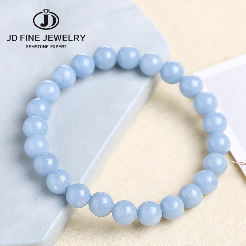 JD Natural Stone Blue Angelite - огляд і ціна Yoga Fitness Tracker
