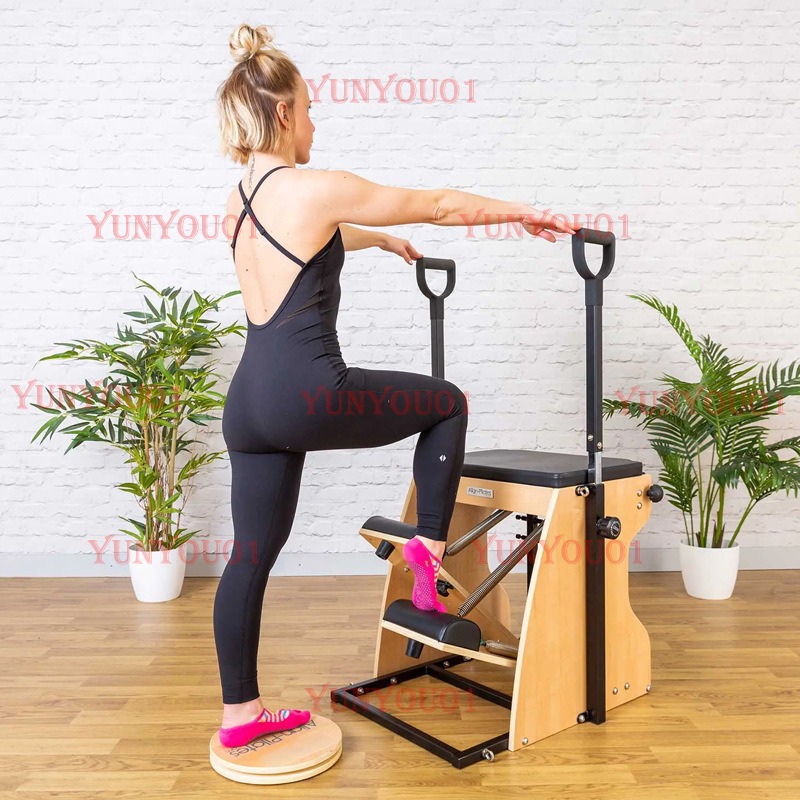 Solid Wood Pilates Rotating Di - огляд і ціна Yoga Fitness Training