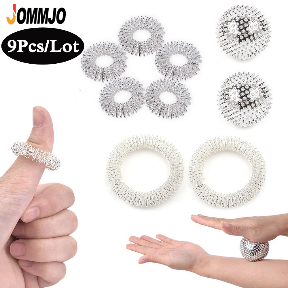 9Pcs/Lot Men Women Pressure Re - огляд і ціна Yoga Fitness Ball
