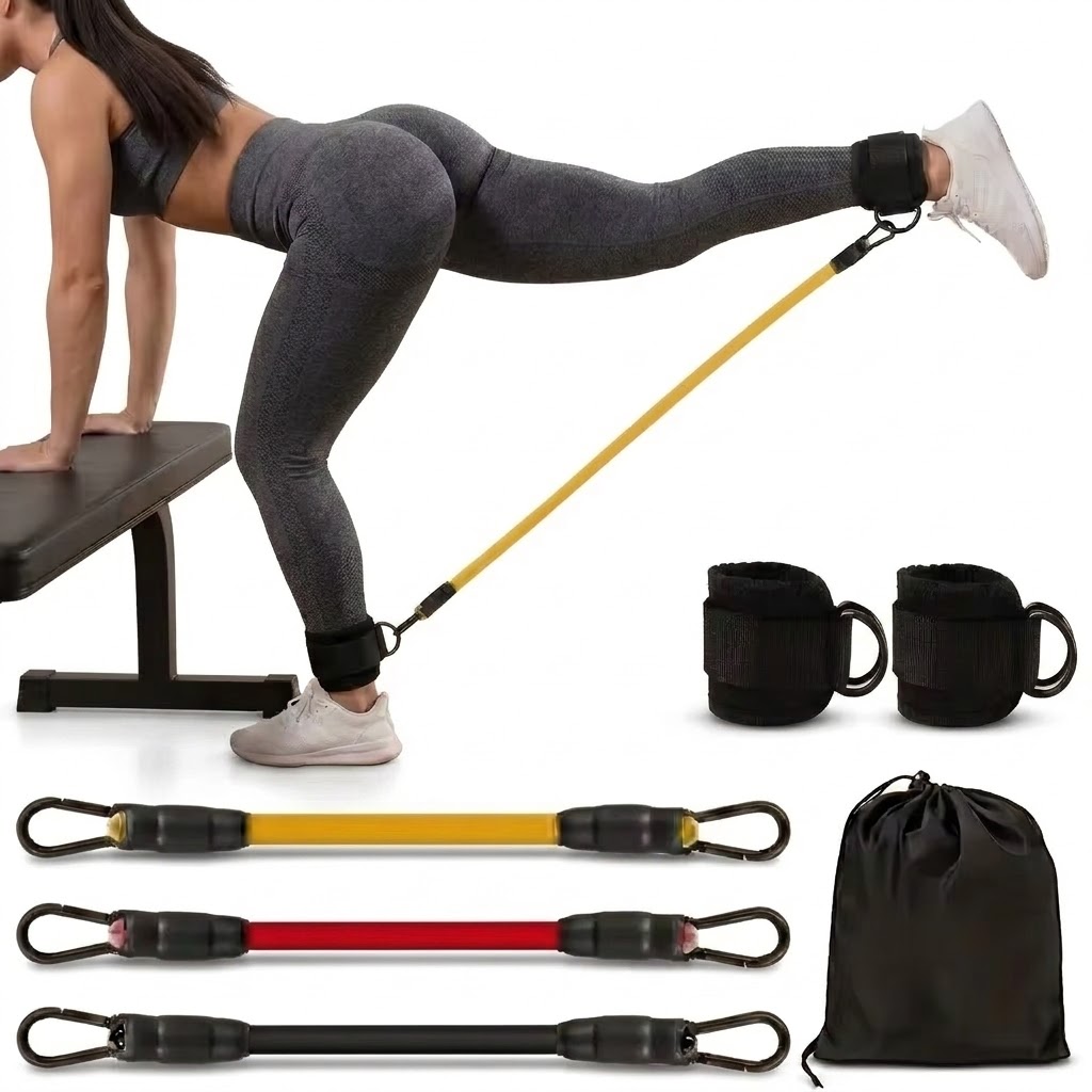 5‑Piece Ankle Resistance Band  - огляд і ціна Yoga Fitness Resistance Band