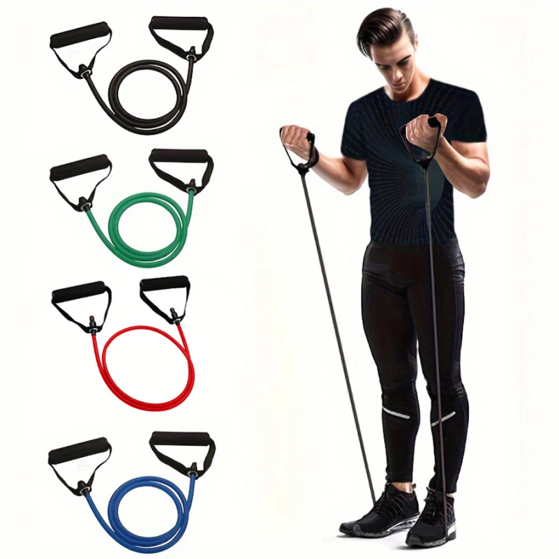 1pc 4-Level Resistance Bands w - огляд і ціна Yoga Fitness Resistance Band
