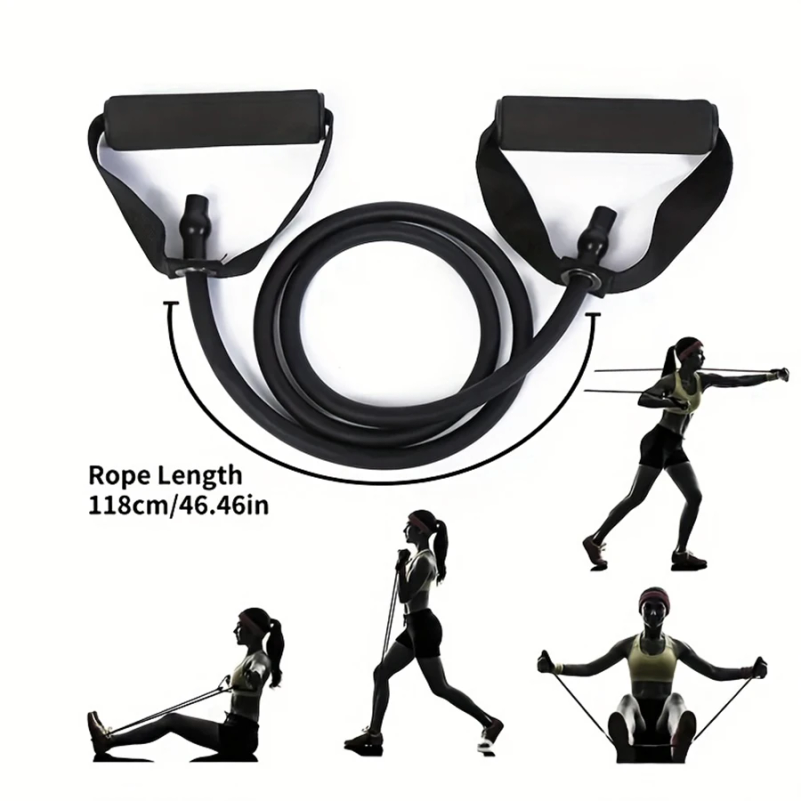 1pc 4-Level Resistance Bands w - огляд і ціна Yoga Fitness Resistance Band