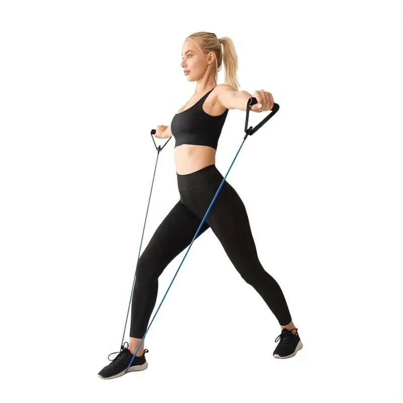 1pc 4-Level Resistance Bands w - огляд і ціна Yoga Fitness Resistance Band