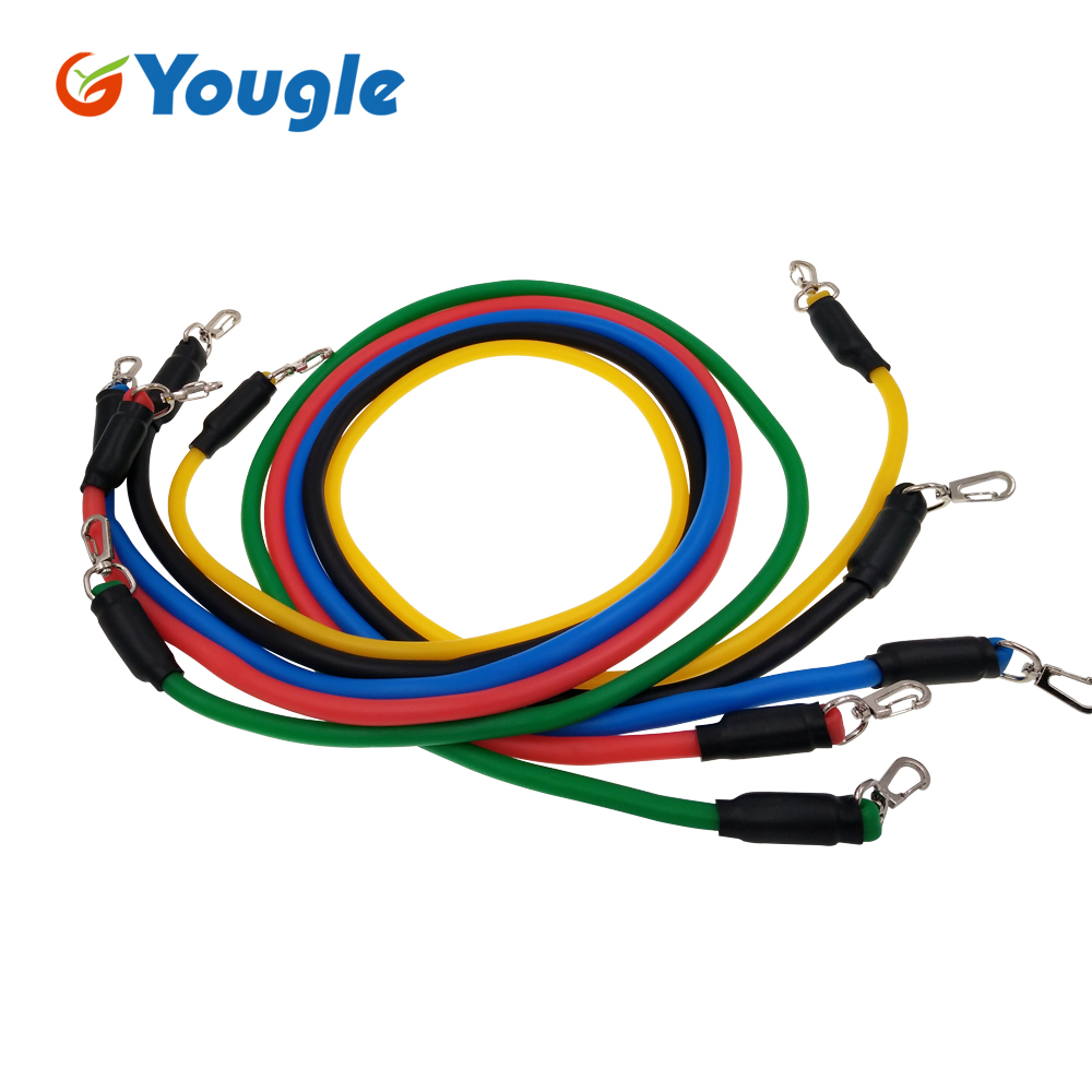 YOUGLE 11pcs/set Pull Rope Fit - огляд і ціна Yoga Fitness Resistance Band