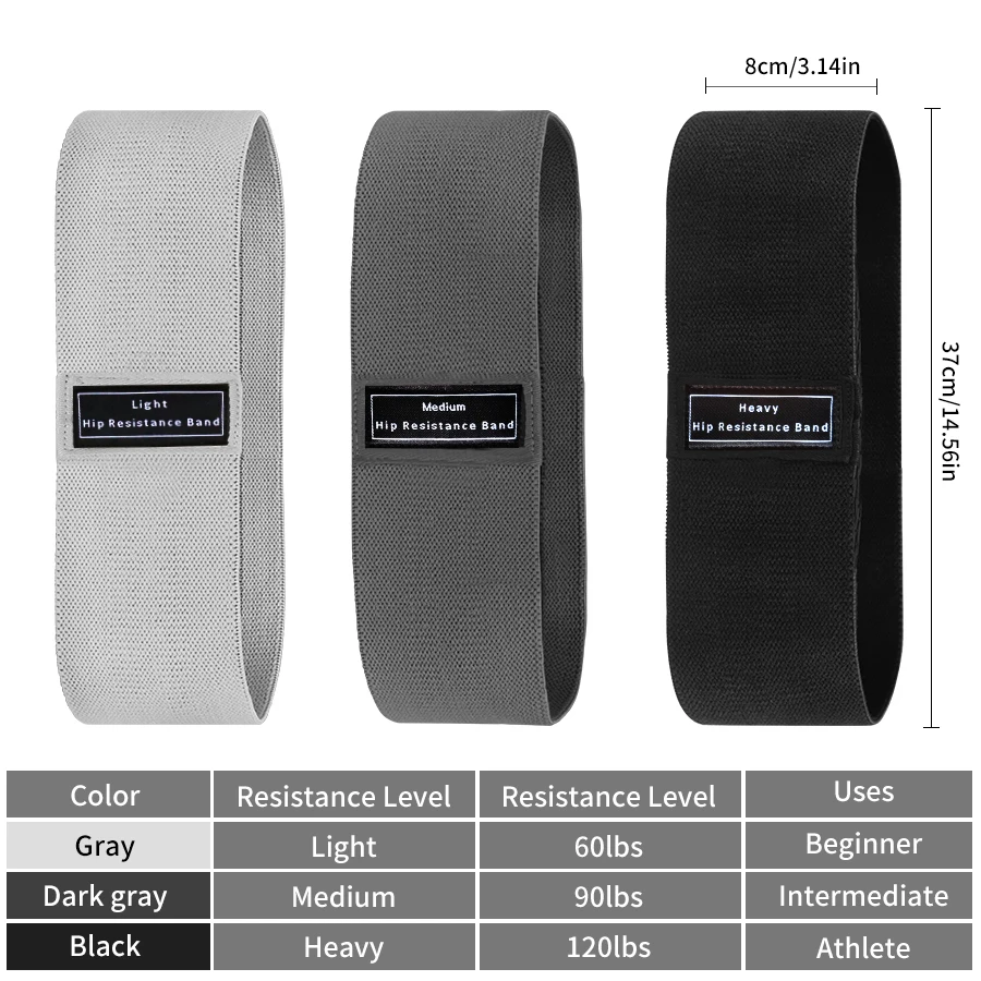 Fabric Resistance Hip Booty Ba - огляд і ціна Yoga Fitness Resistance Band