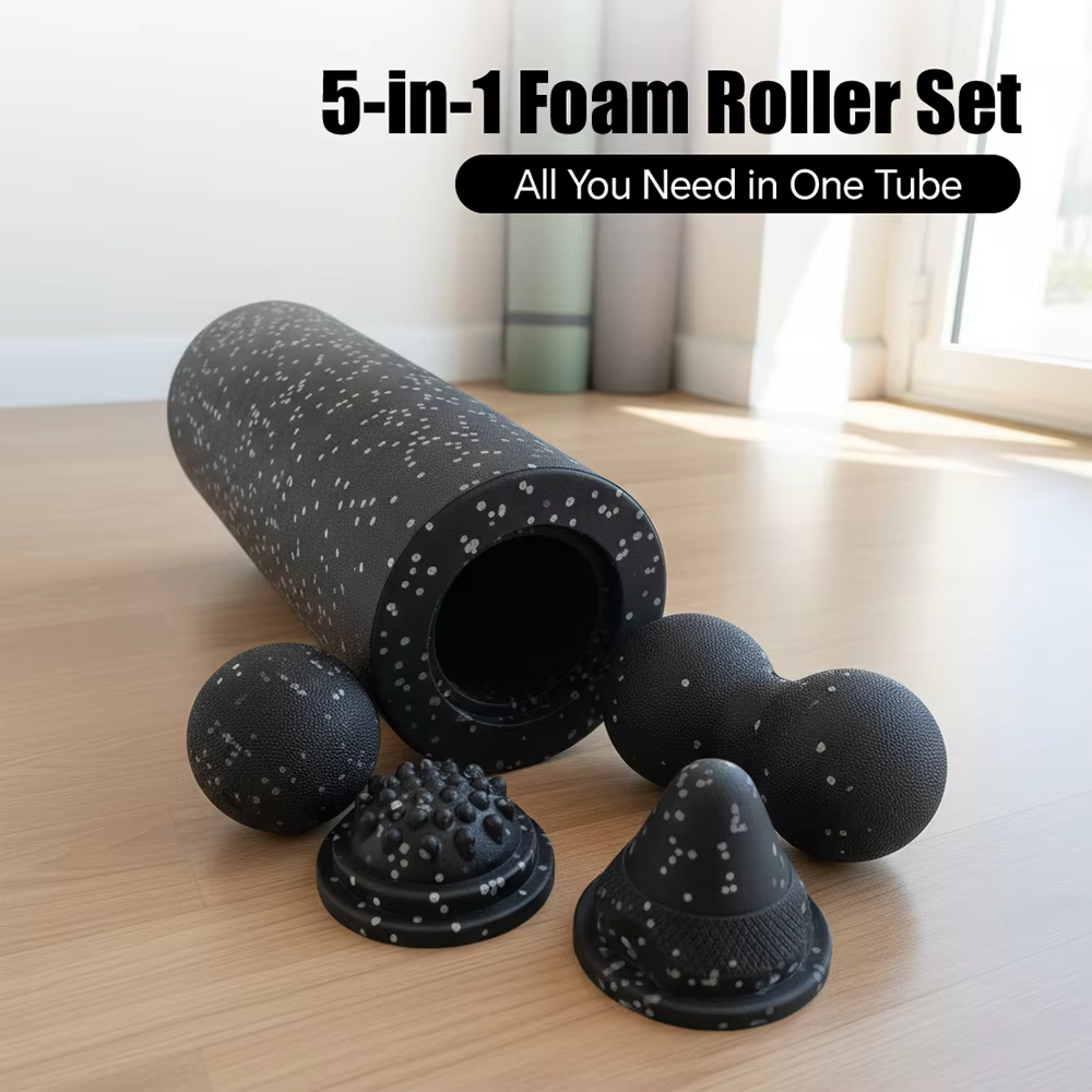 5-in-1 Fascia Roller Set Muscl - огляд і ціна Yoga Fitness Ball