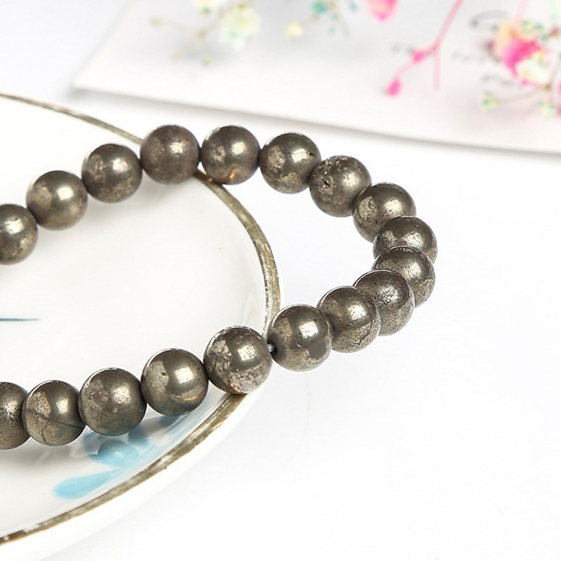 JD Natural Pyrite Beaded Brace - огляд і ціна Yoga Fitness Tracker